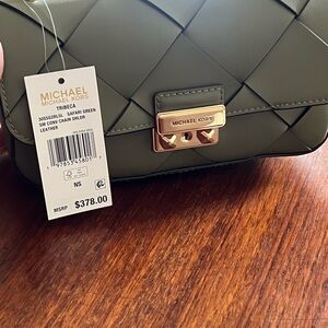 Michael Kors Sahara Green Crossbody Bag
